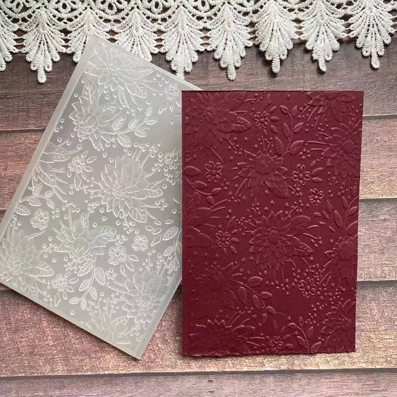 scrapbook DIY embossing folders