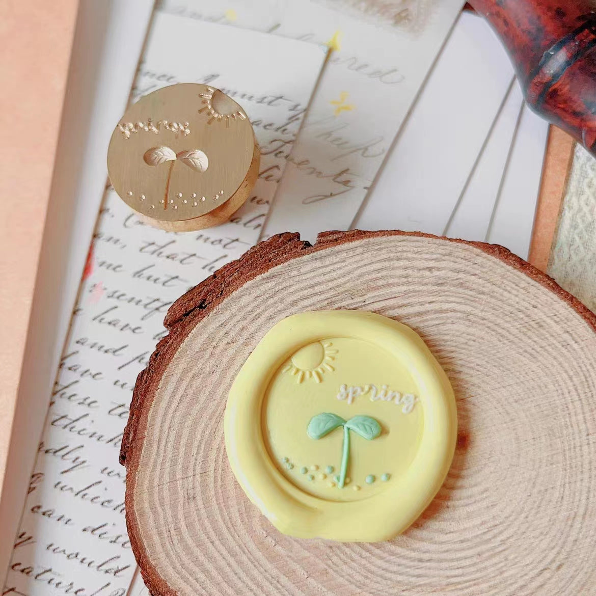 Wax seal (Literary and cute)