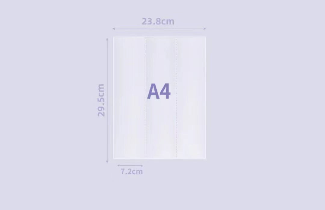 A4 loose-leaf sticker tape storage album