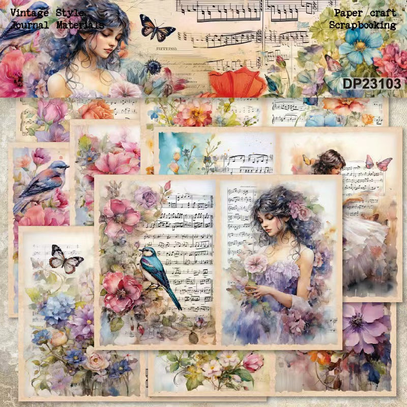 A5 journalpapir (8 stk.)