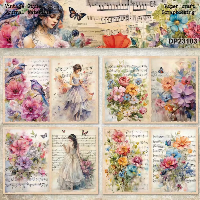 A5 journalpapir (8 stk.)