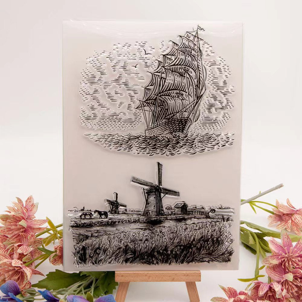 Transparent stempel (landskabsformat)