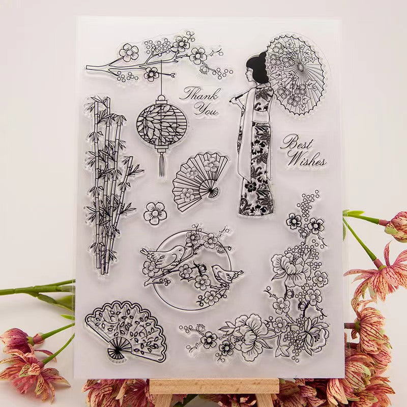 Transparent stempel