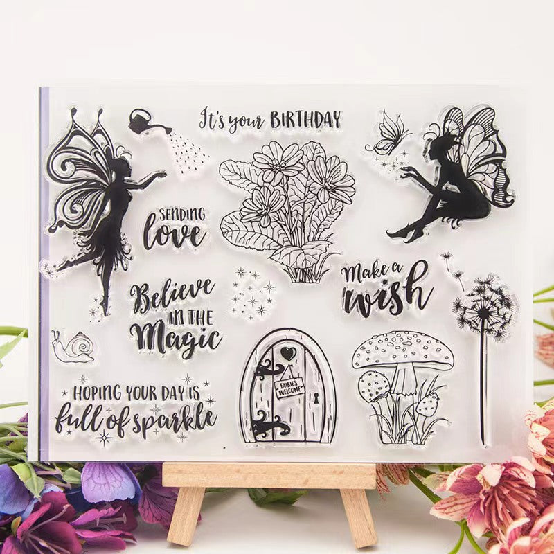 Transparent stempel