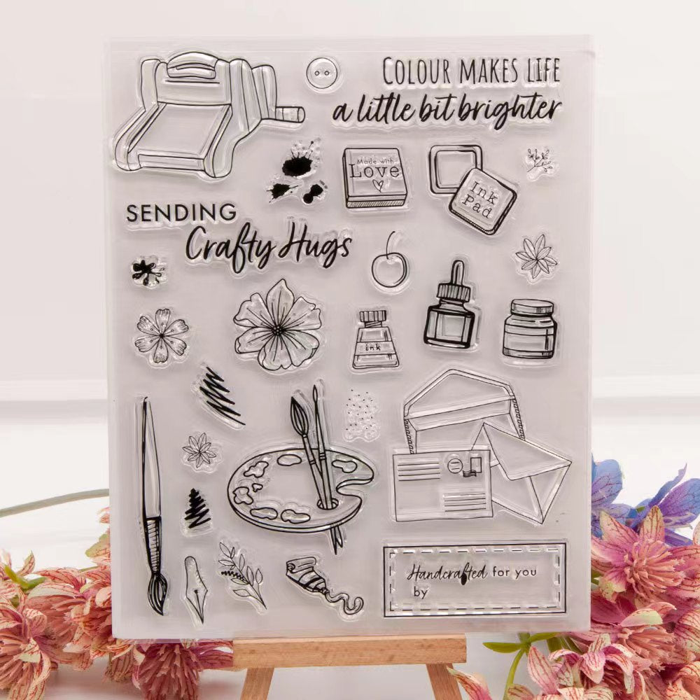 Transparent stempel