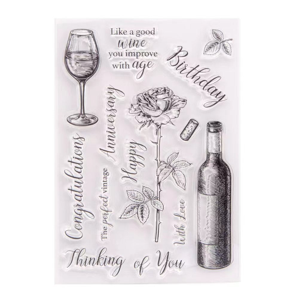 Transparent stempel