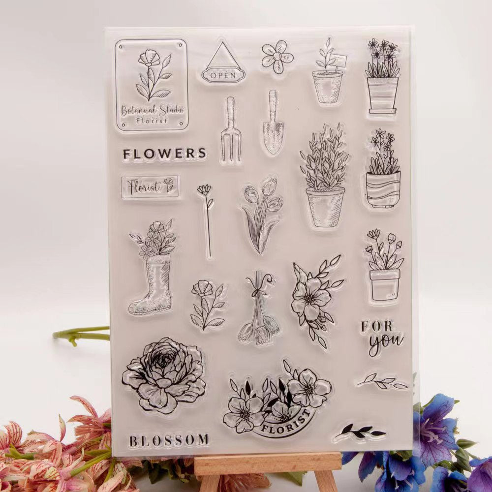 Transparent stempel
