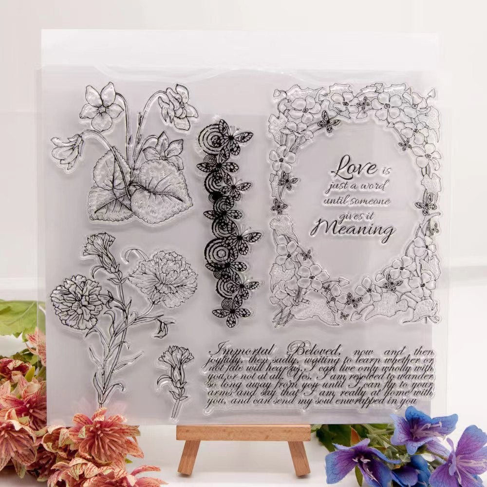 Transparent stempel