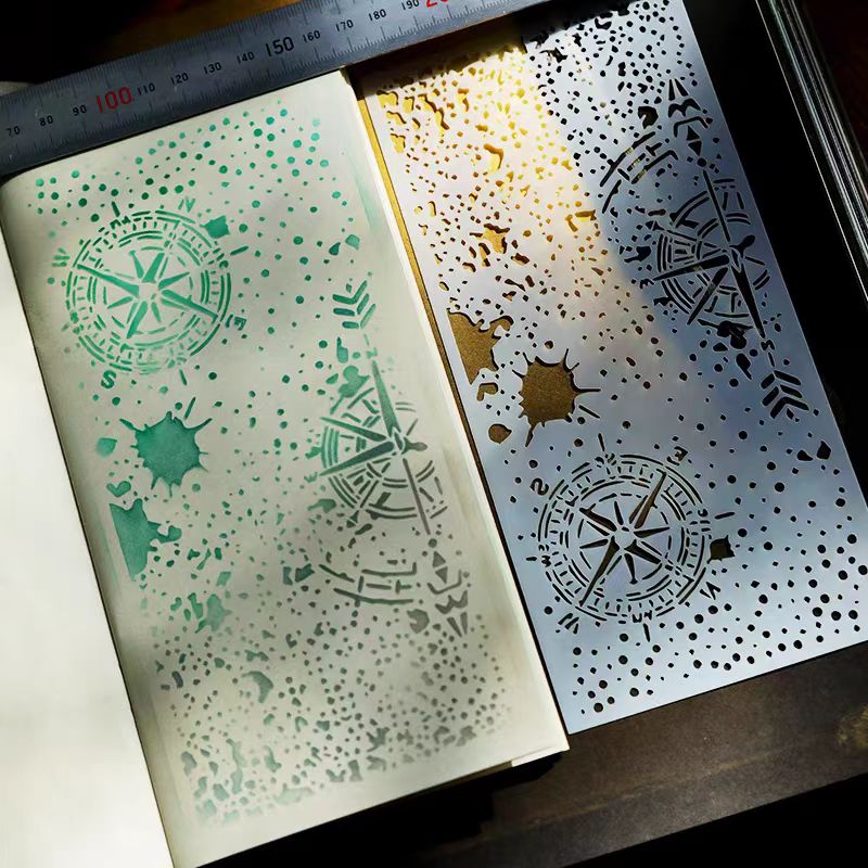 Plastskabeloner til scrapbooking