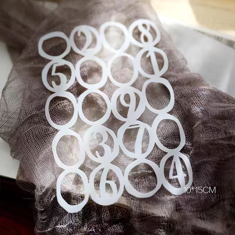 Plastskabeloner til scrapbooking