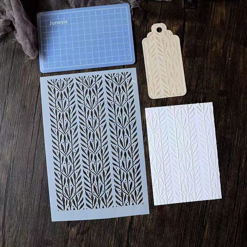 Plastskabeloner til scrapbooking