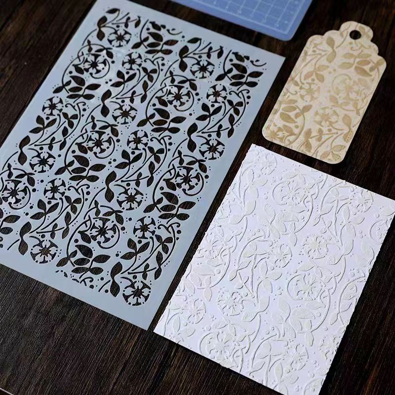 Plastskabeloner til scrapbooking