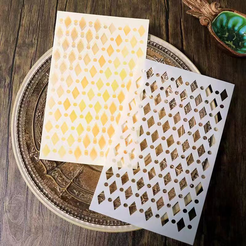 Plantillas de plástico para álbum de recortes