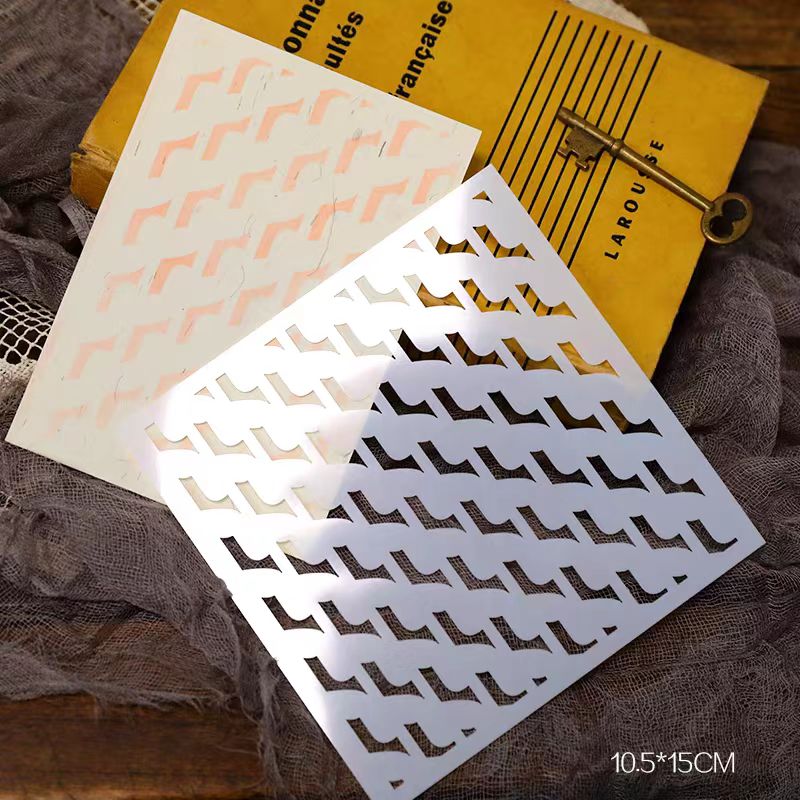 Plantillas de plástico para álbum de recortes
