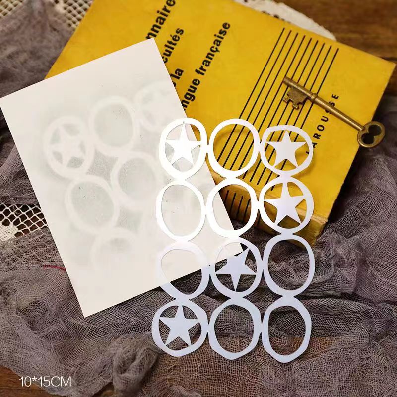 Plantillas de plástico para álbum de recortes