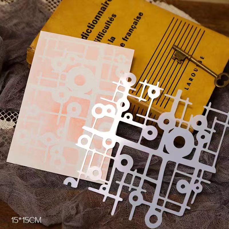 Plantillas de plástico para álbum de recortes