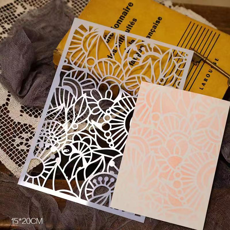 Plantillas de plástico para álbum de recortes