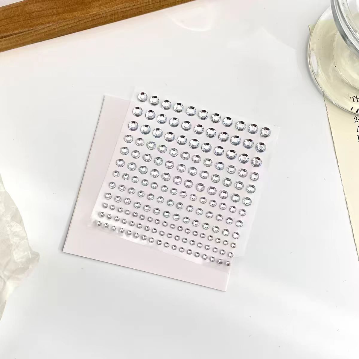 Perleklistermærker til notesbog (ca. 172 perler/pakke)