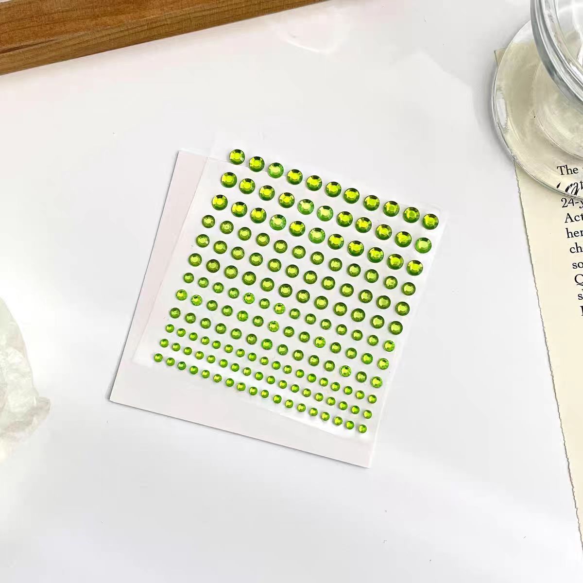 Perleklistermærker til notesbog (ca. 172 perler/pakke)