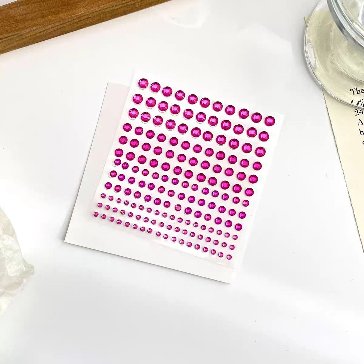 Perleklistermærker til notesbog (ca. 172 perler/pakke)