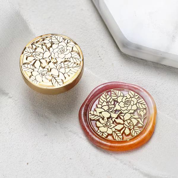 Wax Seal Copper head seal (flower)