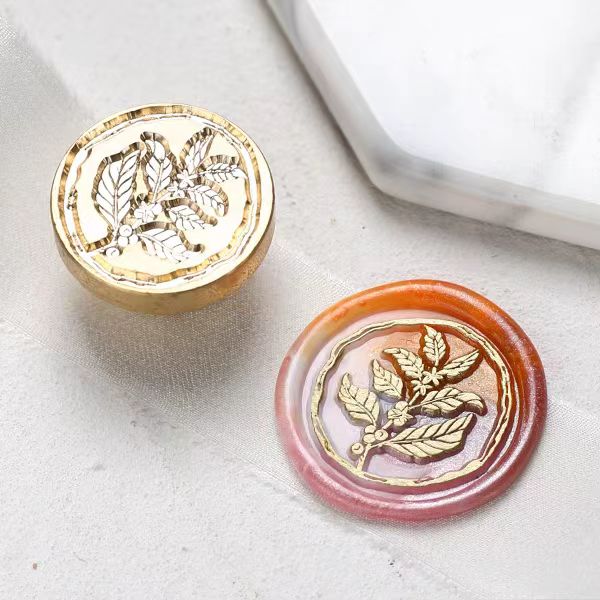 Wax Seal Copper head seal (flower)