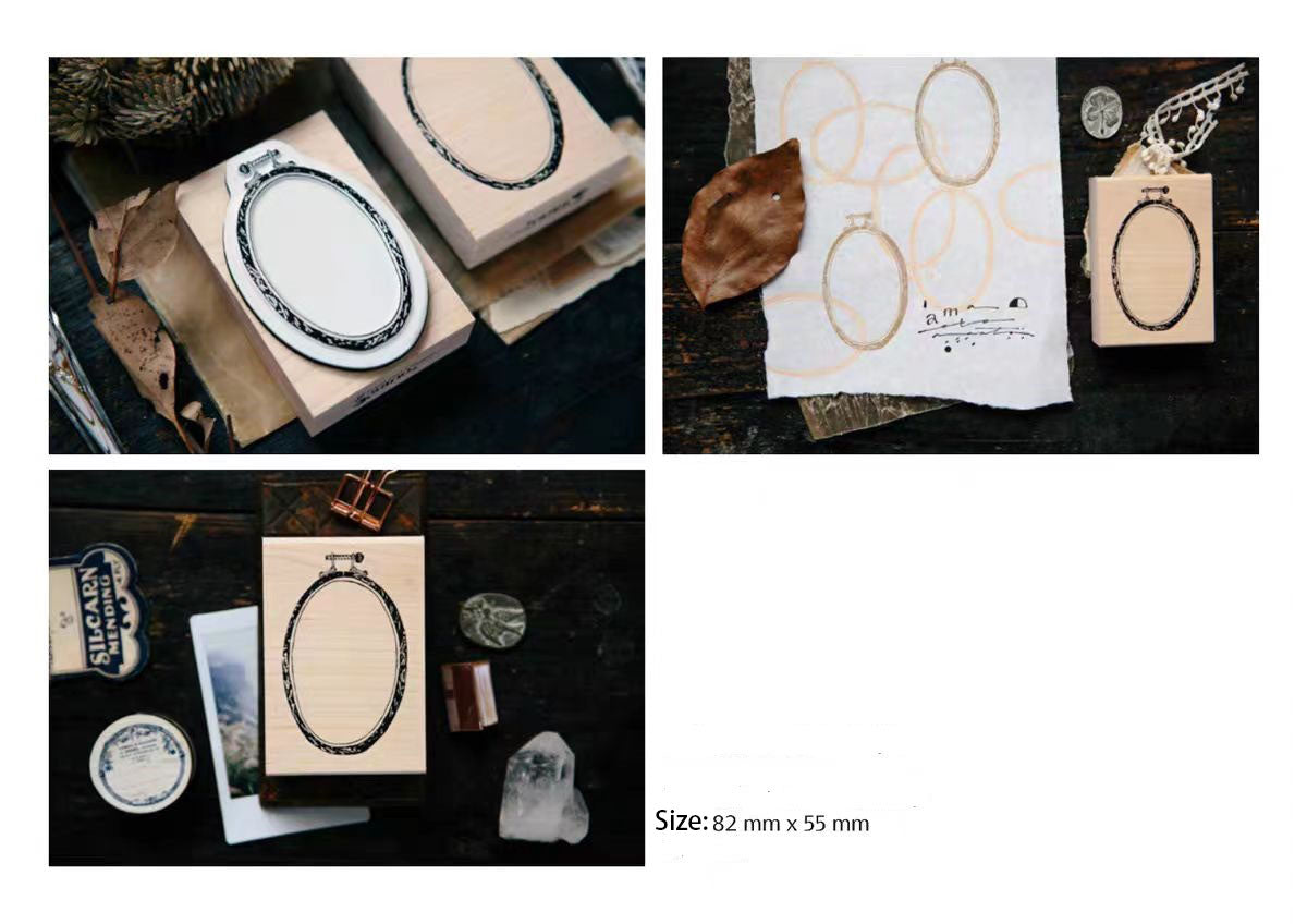Sello de madera (serie de vetas de madera)