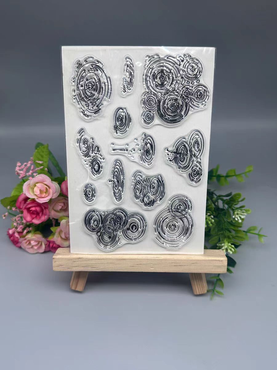 Clear stamp (Raindrops)
