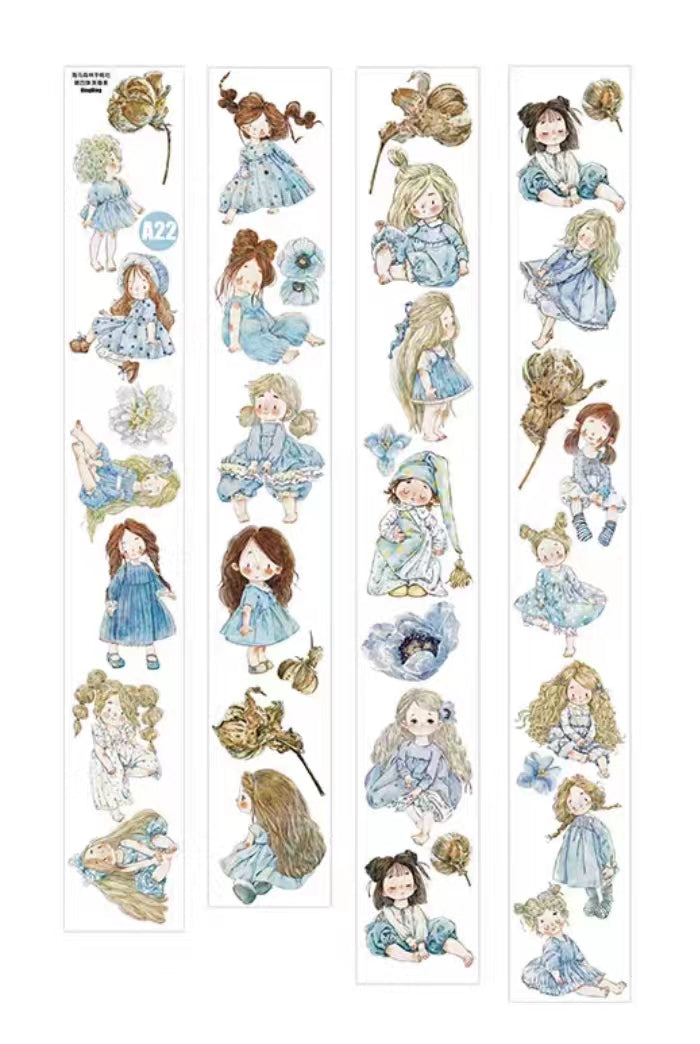 Journal Tape (lovely girl)5 meters/roll (Dingding)