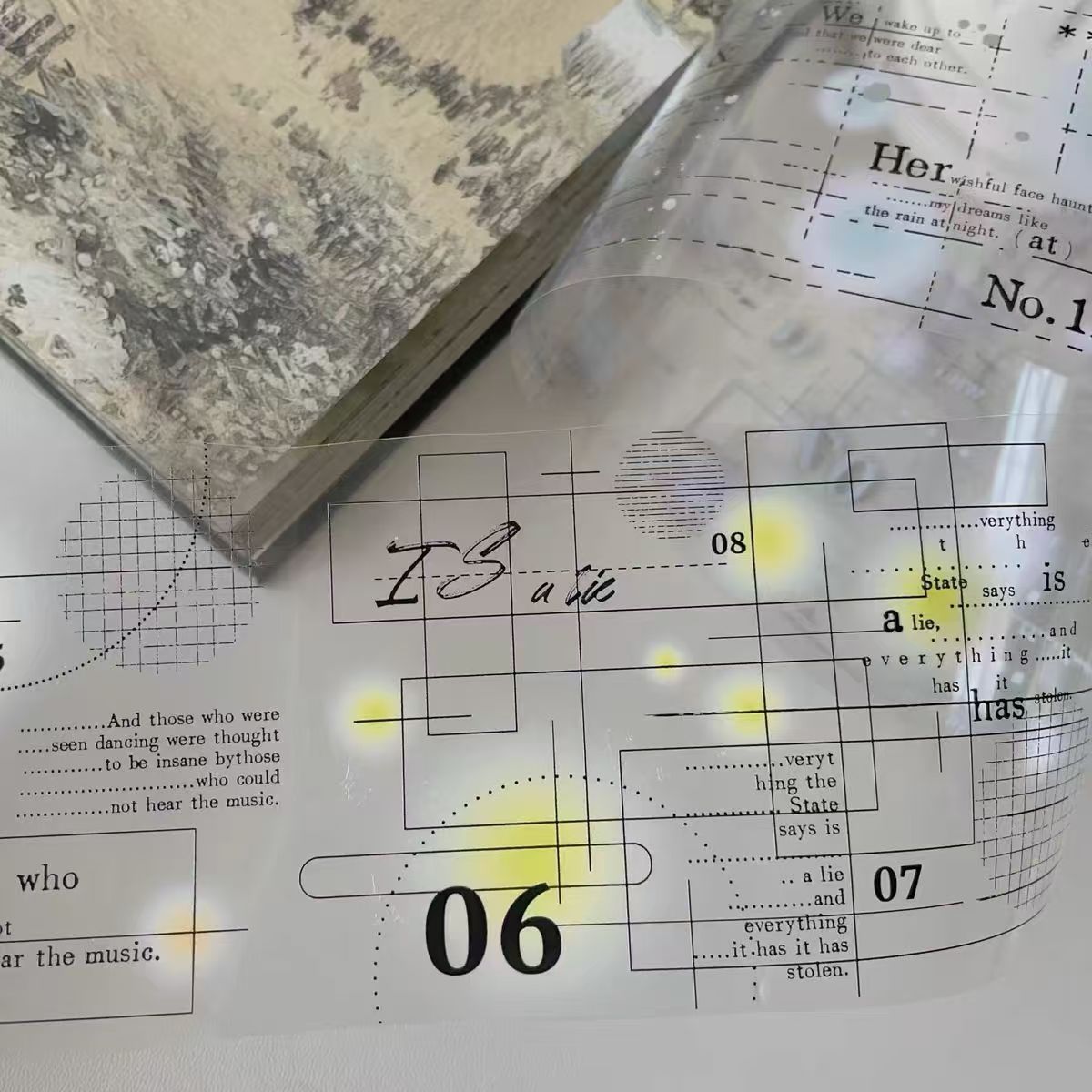 Journal tape (Light spot)6 meters/roll