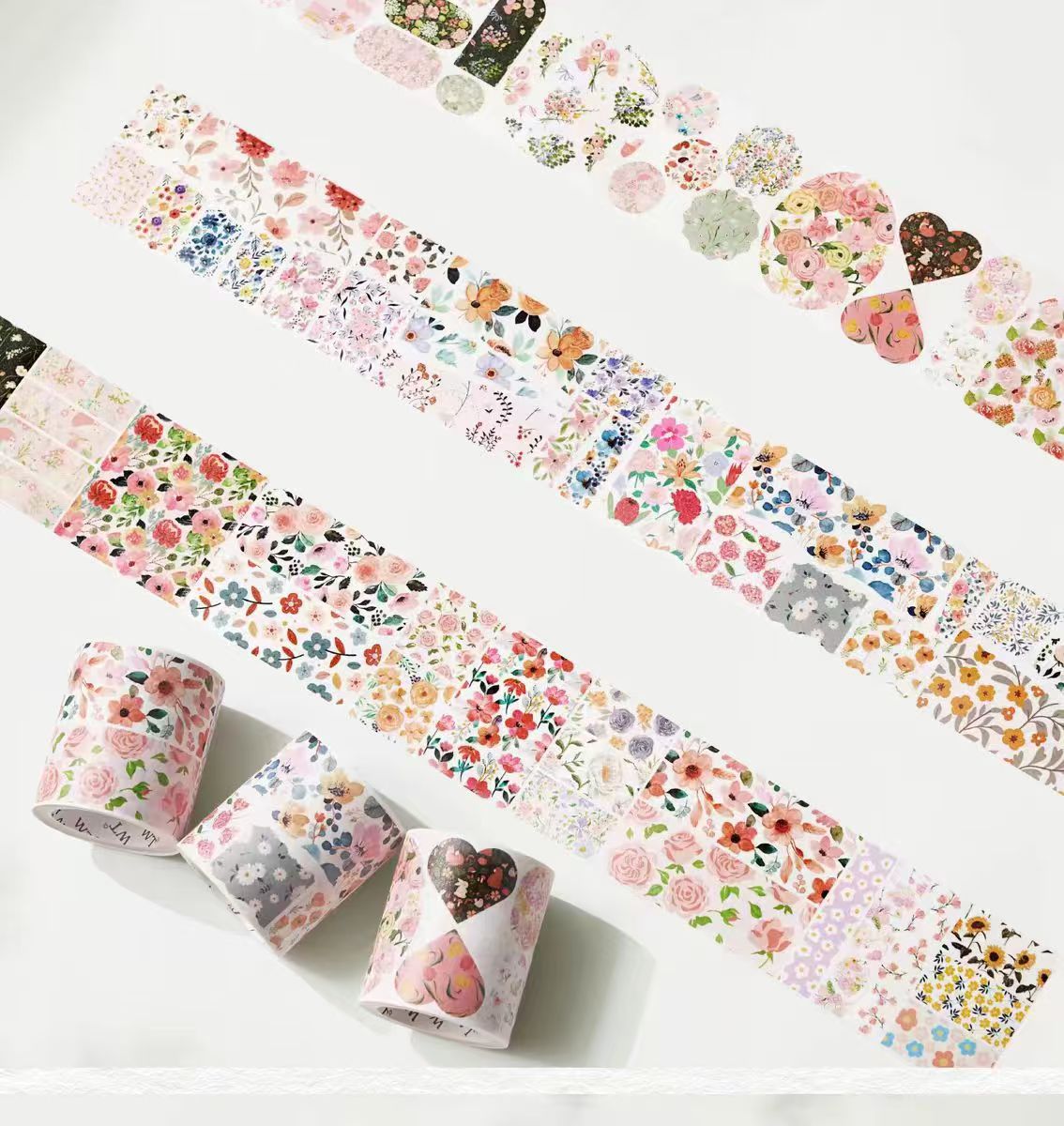 Washi-tape til journalisering (5 meter/rulle*3 ruller)