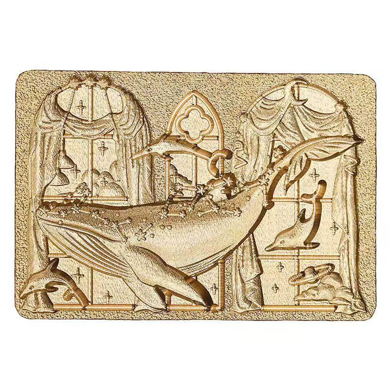 Wax seal Copper head seal (whale)