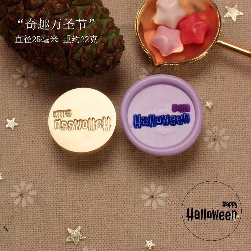 Otoño y Halloween (sello de cera)