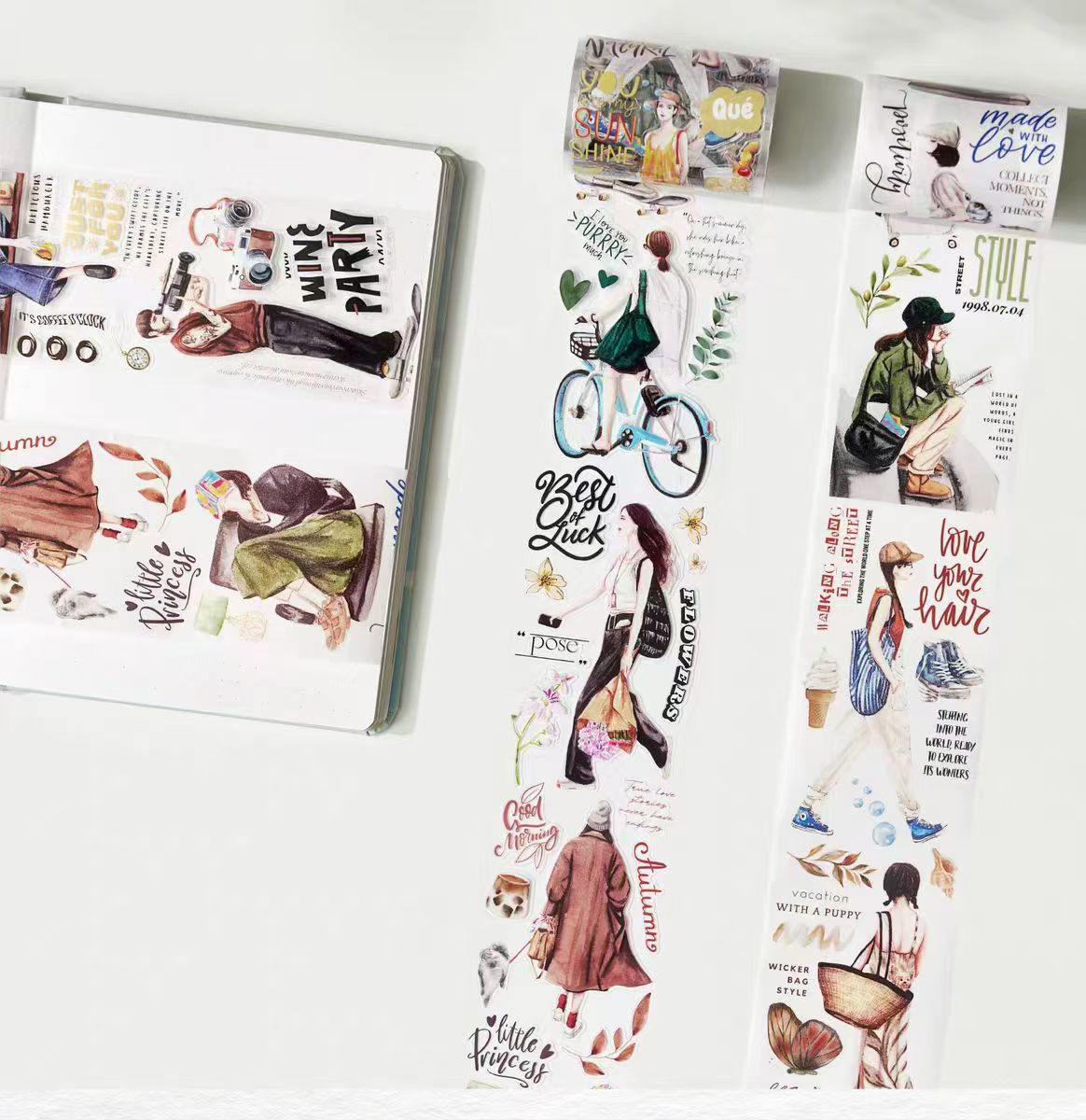 Journal Pre-cut tape (city walk) 5 meters/roll