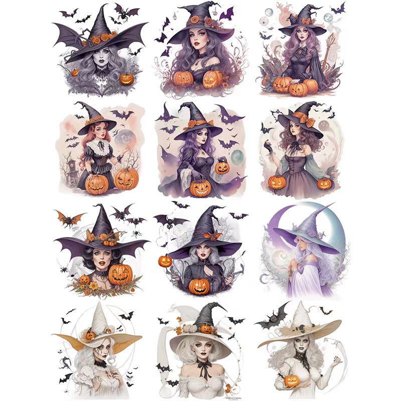 Autumn Halloween Dark Mystique journal supplies (stickers)