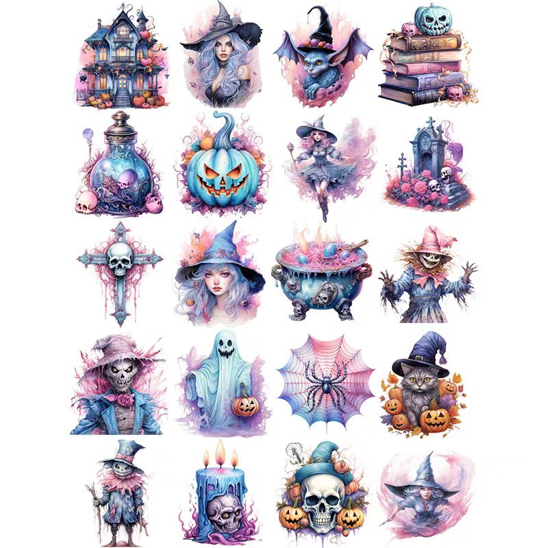 Autumn Halloween Dark Mystique journal supplies (stickers)