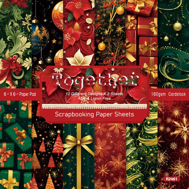 Christmas supplies (Paper packs)24sheets/pack