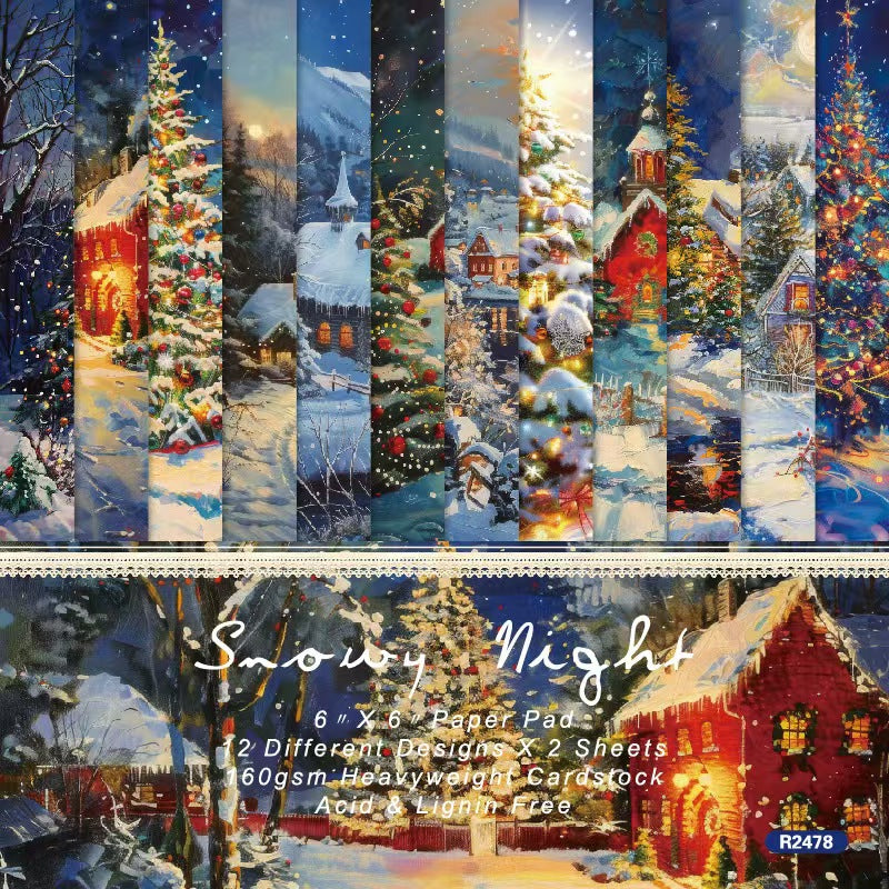 Christmas supplies (Paper packs)24sheets/pack