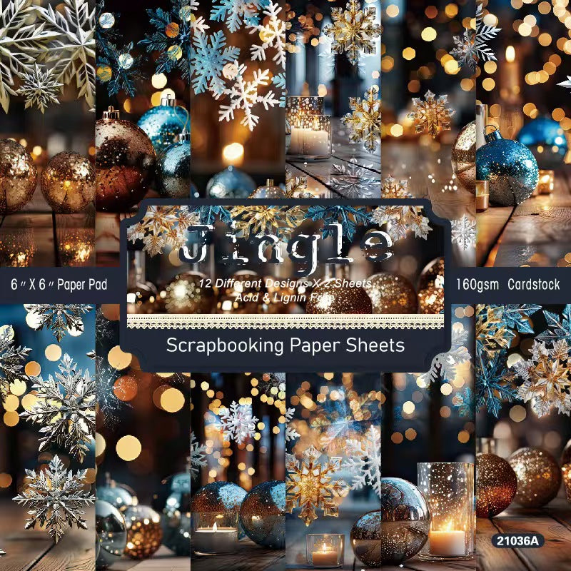 Christmas supplies (Paper packs)24sheets/pack