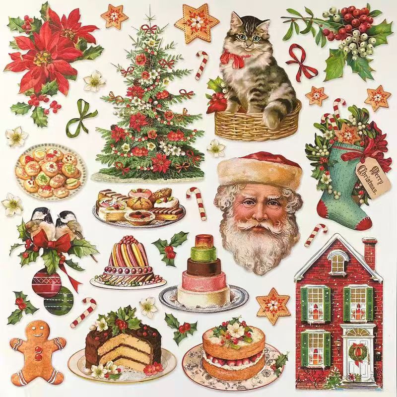 Artículos de Navidad (Pegatina)