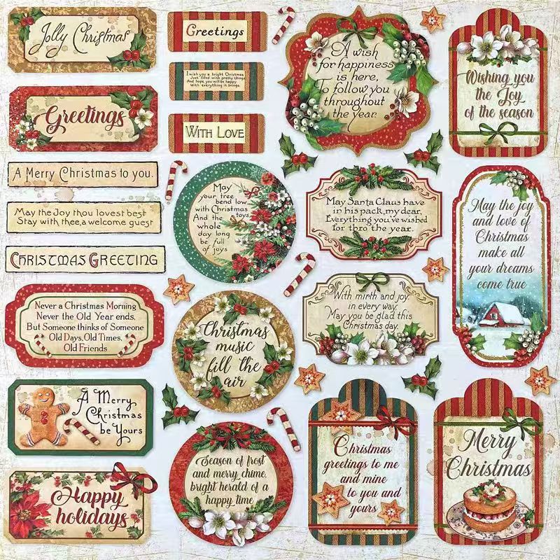Artículos de Navidad (Pegatina)