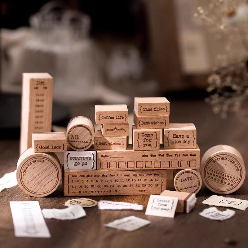 Sello de madera
