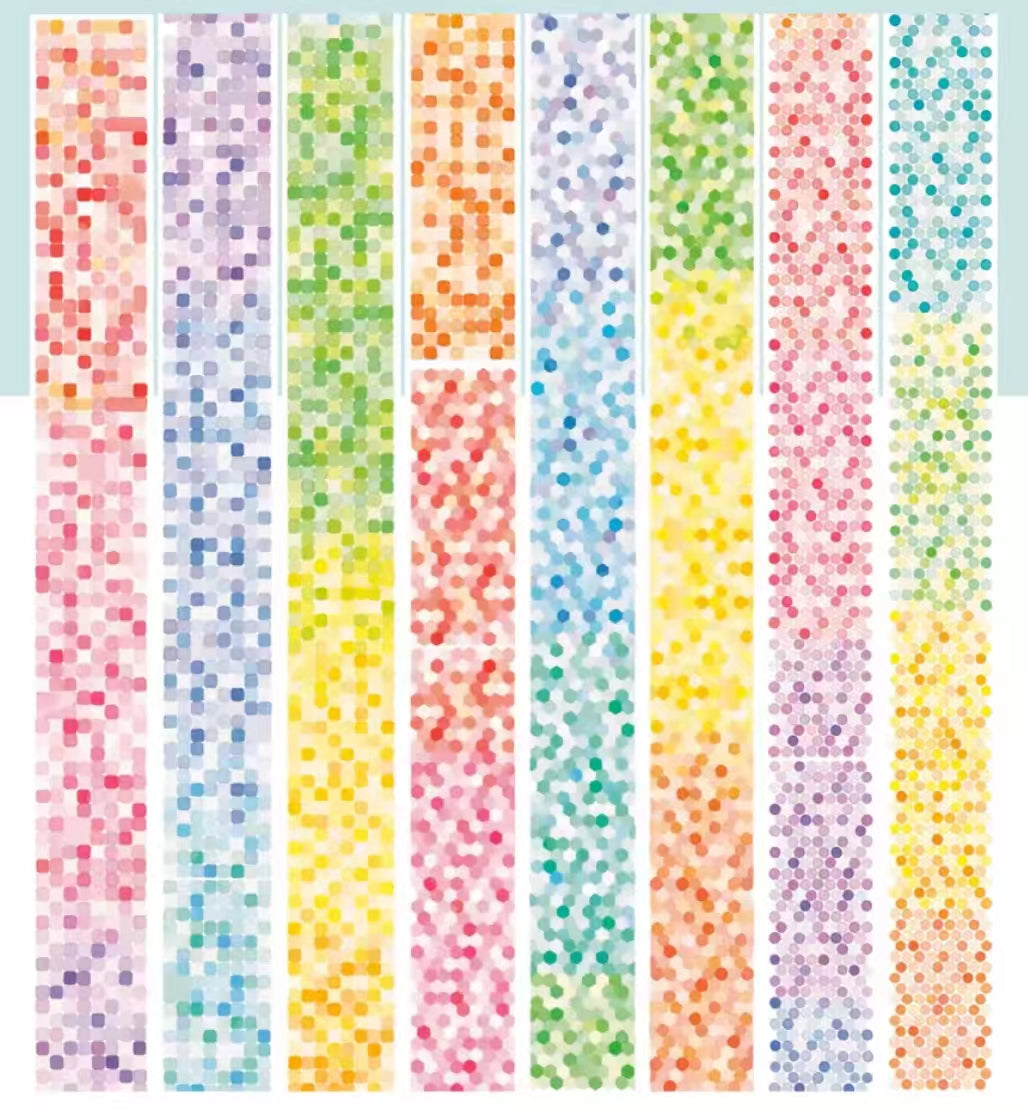 شريط لاصق (ألوان مائية) 5 متر/لفة