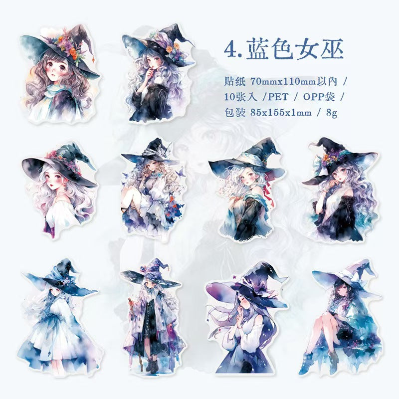 Witch/Wizard/Witchcraft (sticker packs)