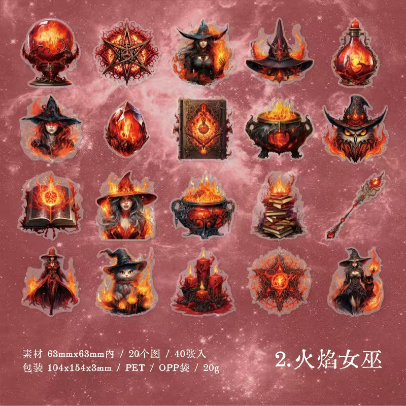 Witch/Wizard/Witchcraft (sticker packs)
