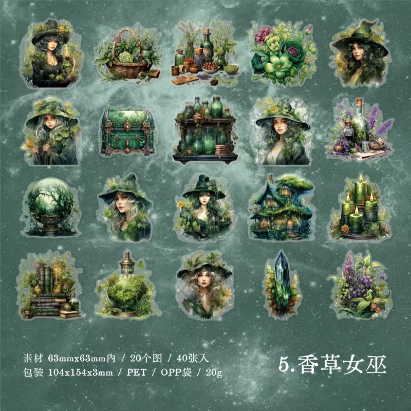 Witch/Wizard/Witchcraft (sticker packs)