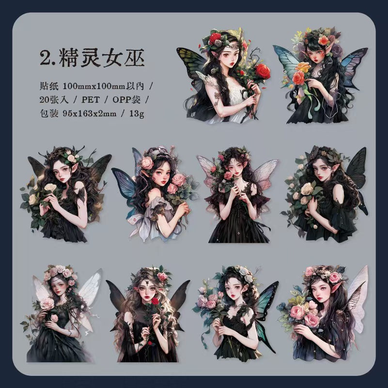 Witch/Wizard/Witchcraft (sticker packs)