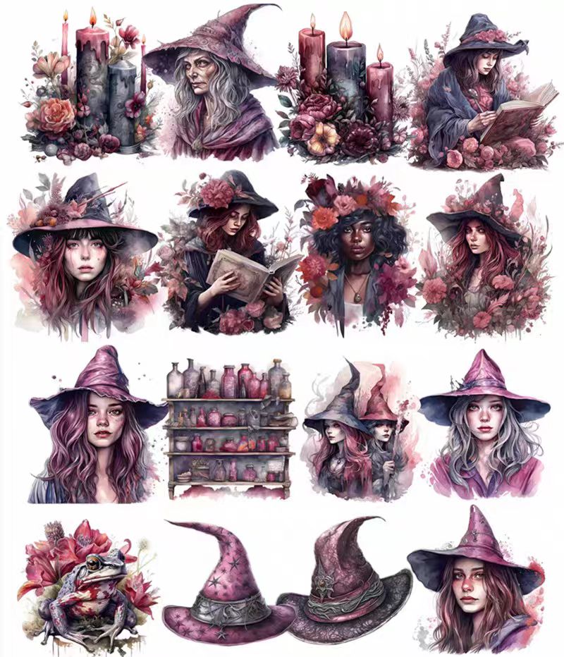 Witch/Wizard/Witchcraft (sticker packs)