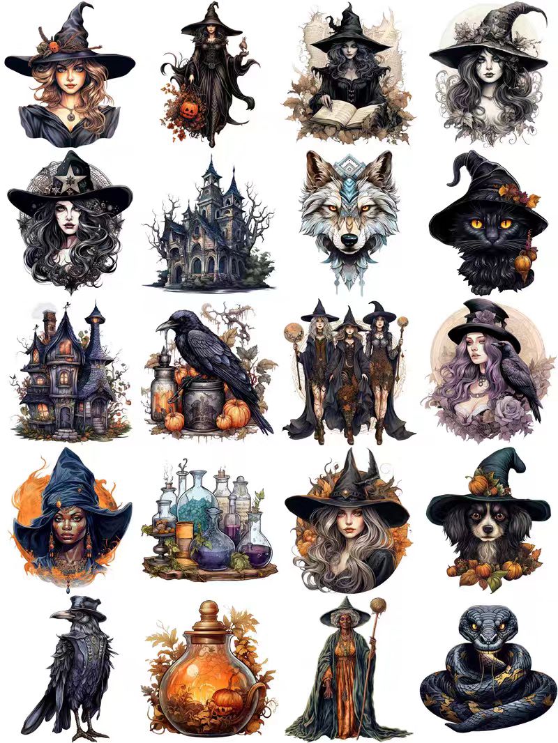 Witch/Wizard/Witchcraft (sticker packs)
