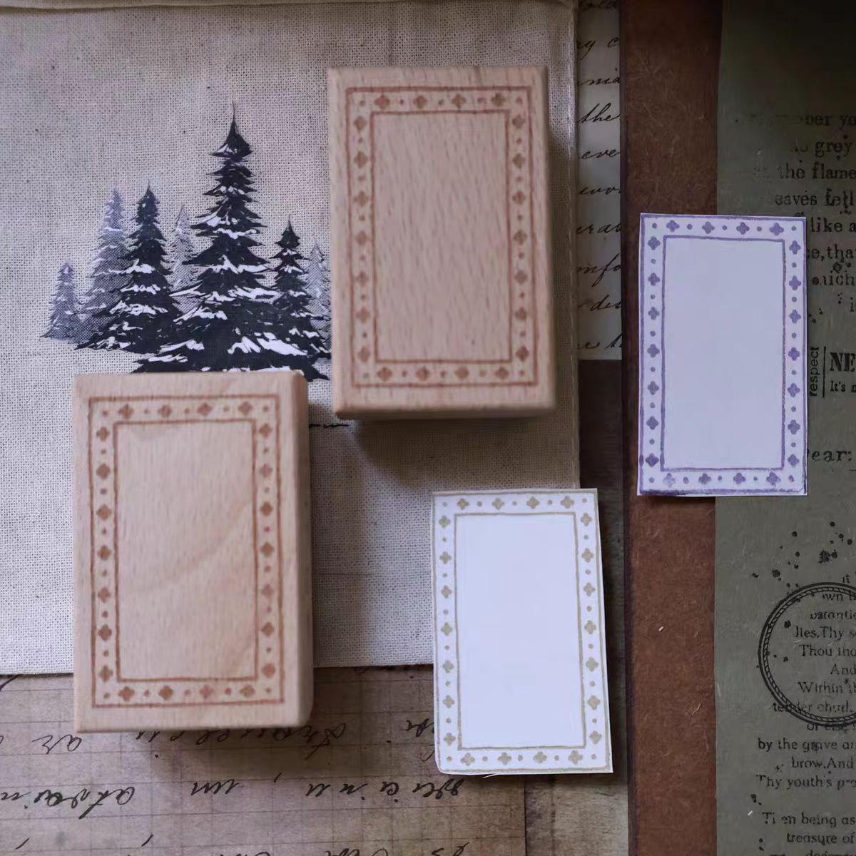 Wooden stamp